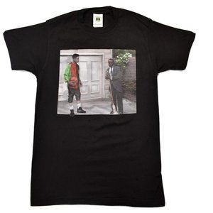 Cross Colours Mens Fresh Prince Of Bel Air Will Smith Black Shirt New